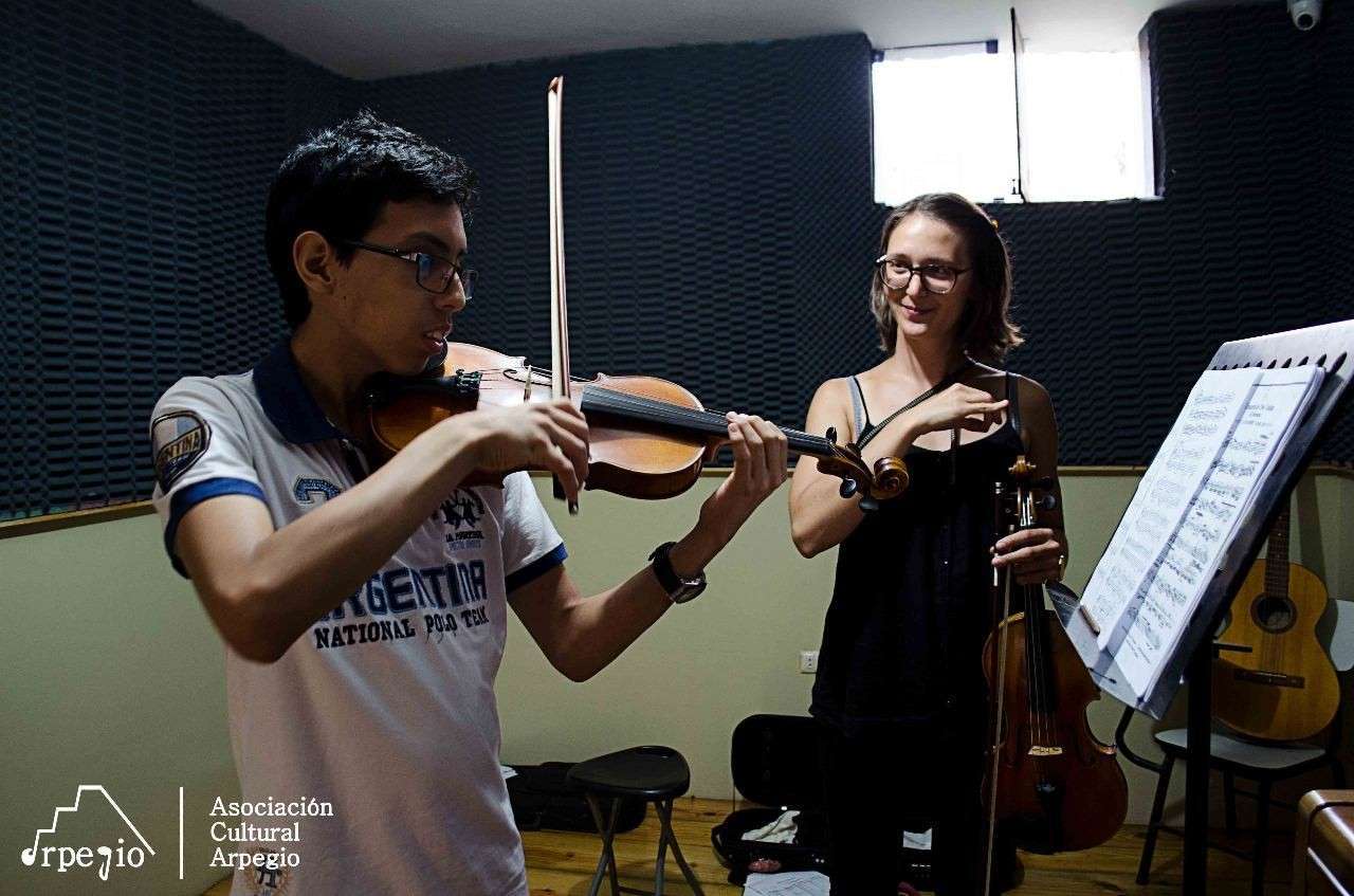 Inicio de clases Arpegio Per&uacute;- Abril 2018